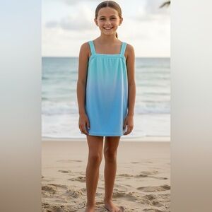 Wonder Nation Girls terry tank top swim cover size L 10/12)XXL(18)Plus L 10/12